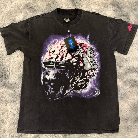 Hellstar By The Star Black Tee Mens Size Large